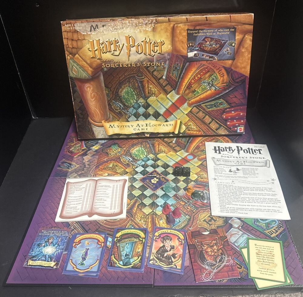 Harry Potter Mystery at Hogwarts Complete Mattel 2000 Sorcerer's Stone Fantasy